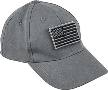 Picture of VOODOO TACTICAL VOODOO CAP WITH REMOVABLE FLAG PATCH (GRAY) 20-9351014000