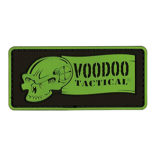 Picture of VOODOO TACTICAL VOODOO RIBBON LOGO - RUBBER PATCH - HI-VIZ GREEN 07-0911112000