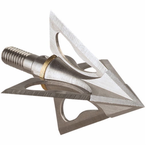 Picture of Wac'Em Archery 4-Blade Broadhead 100gr with Free Strobing FIT Nock 3/pk WA4100