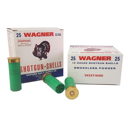 Picture of Wagner Shotgun Ammunition 12 ga. 2 3/4" MAX 1-1/8 oz. #9 25/Box SKEET-9