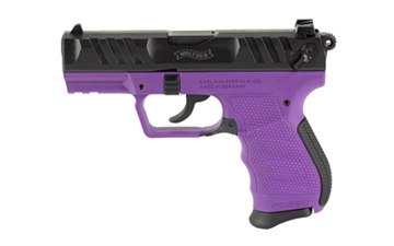 Picture of Walther PD380, Double Action/Single Action, Hammer Fired, Semi-Automatic, Polymer Frame Pistol, Compact, 380ACP, 3.7" Barrel, Matte Finish, Purple, Manual Safety, 9 Rounds, 1 Magazine 5050511