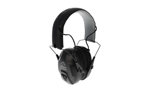 Picture of Walker's GWPCLKDM Cloak Dual Mic Electronic Muff Over the Head 23-25 dB Black GWPCLKDM GWP-CLKDM