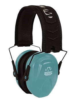 Picture of Walker's Razor Compact Passive Muff 24 dB Over the Head Teal/Black Polymer Fits Youth/Women GWPCRPASTL