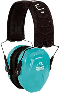 Picture of Walker's Razor Compact Electronic Muff 23 dB Over the Head Teal GWPCRSEMTL
