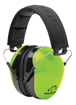Picture of Walker's Advanced Protection Passive Muff 26 dB Over the Head Lime Green/Black Polymer GWPDCPMHVG