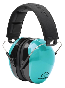 Picture of Walker's Advanced Protection Passive Muff 26 dB Over the Head Aqua Blue/Black Polymer GWPDCPMLTL