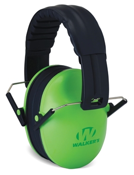 Picture of Walker's Baby & Kids Folding Muff 23 dB Over the Head Lime Green/Black Polymer GWPFKDMLG