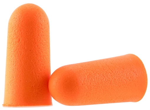 Picture of Walker's Foam Ear Plugs Disposable Foam 32 dB Orange 50 Pair GWPFP50PK