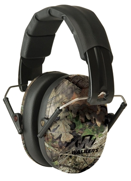 Picture of Walker's Pro Low Profile Passive Muff 22 dB Over the Head Mossy Oak/Black Polymer GWPFPM1CMO