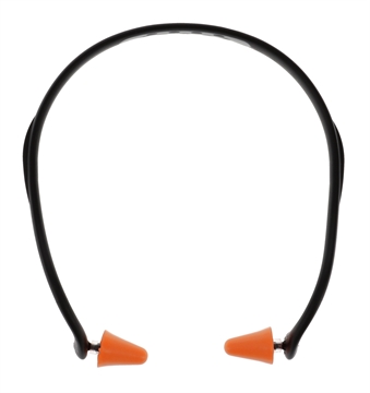 Picture of Walker's  Pro-Tek Ear Plug Band Foam, 25 dB, Behind The Neck Orange/Black Adult  GWP-PLGBND