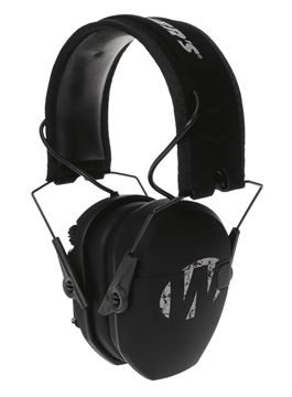 Picture of Walker's Razor Slim Electronic Freedom Muff 23 dB Over the Head Black w/Distressed Walker's Logo Polymer GWPRSEMFS