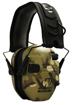 Picture of Walker's Razor Slim Electronic Muff 23 dB Over the Head MultiCam/Black Polymer GWPRSEMMCC