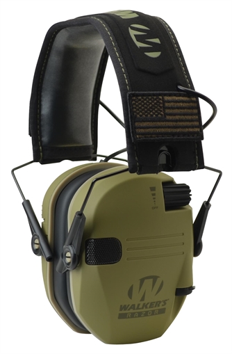Picture of GSM WALKER'S RAZOR PATRIOT SLIM ELECTRONIC MUFF OD GRN PATRIOT ( 4 PER CASE ) GWP-RSEM-PATODG GWP-RSEMPAT-ODG