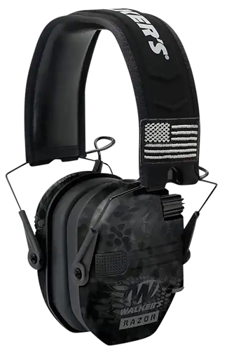 Picture of Walker's Razor Patriot Slim Muff 23 dB Over the Head Kryptek Highlander/Black Polymer GWPRSEMPATKPT