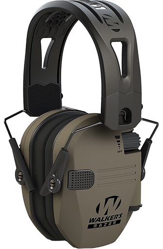 Picture of GSM WALKER'S RAZOR SLIM ELECTRONIC MUFF TACTI GRIP HEADBAND FLAT DARK EARTH ( 4 PER CASE ) GWP-RSEM-RH-FDE GWPRSEMRHFDE