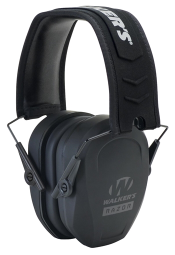 Picture of Walker's GWPRSMPAS Razor Slim Passive Muff 27 dB Over the Head Black Polymer GWPRSMPAS GWP-RSMPAS