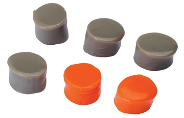 Picture of Walker's Silicone Putty 32 dB In The Ear Flat Dark Earth/Orange Adult 3 Pack GWPSILPLGOFDE