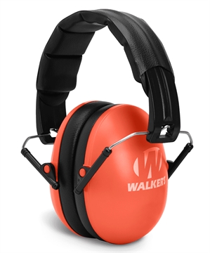Picture of Walker's Folding Muff 23 dB Over the Head Coral/Black Polymer Fits Youth/Women GWPYWFM2COR