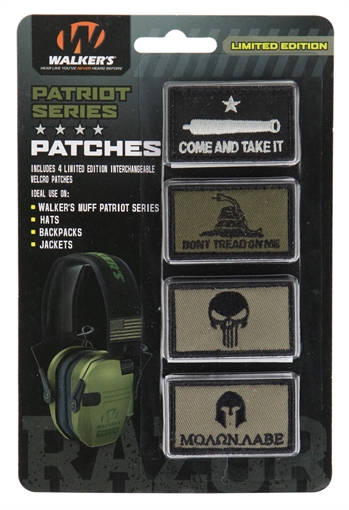Picture of Walker's Patriot, Flag Patch Kit, Includes 4 Assorted Patches, Actual Patches may vary from Image, Designs Subject to Change GWP-PATKIT GXPPATKIT