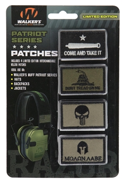 Picture of Walker's Patriot, Flag Patch Kit, Includes 4 Assorted Patches, Actual Patches may vary from Image, Designs Subject to Change GWP-PATKIT GXPPATKIT