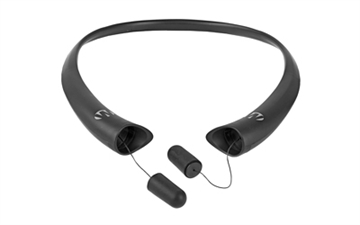 Picture of Walker's Passive, Retractable Ear Plug, Neck Worn, Black GWP-NWPAS