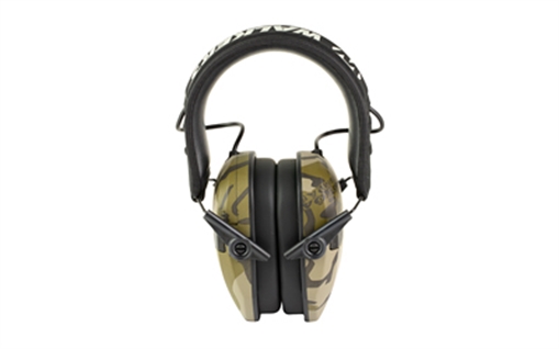 Picture of Walker's GWPRSEM-MOBL Razor Slim Electronic Muff Over the Head 23 dB Mossy Oak Bottomland GWPRSEM-MOBL GWP-RSEM-MOBL