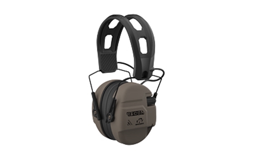 Picture of Walker's GWPRECM-FDE Recon Digital Muff Over the Head 26 dB Flat Dark Earth GWPRECM-FDE GWP-RECM-FDE