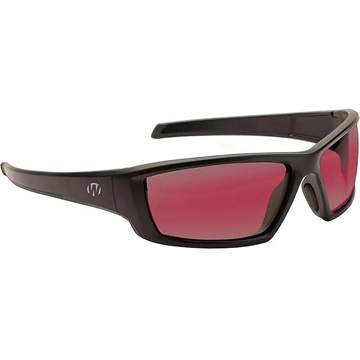 Picture of Walker's Vector Full Frame Shooting Glasses Black with Rose Lens with Case GWP-IKNFF4-ROS