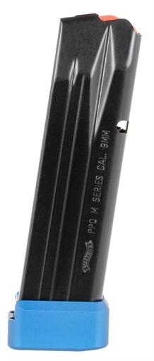 Picture of Walther Arms PPQ 15rd/17rd 9mm Luger Fits Walther PPQ M2/SF Pro Blued/Black Steel 2836335