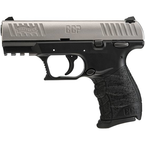 Picture of Walther Arms CCP Single 9mm Luger 3.5" 8+1 Black Polymer Grip/Frame Grip Stainless Steel 723364207129