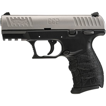 Picture of Walther Arms CCP Single 9mm Luger 3.5" 8+1 Black Polymer Grip/Frame Grip Stainless Steel 723364207129