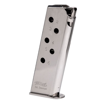 Picture of WALTHER ARMS MAG PPK/S 32ACP 8RD FLUSH NICKEL 5136818