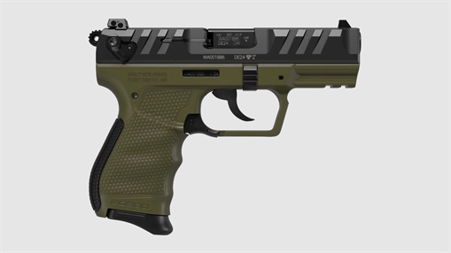 Picture of Walther PD380, Double Action/Single Action, Hammer Fired, Semi-Automatic, Polymer Frame Pistol, Compact, 380 ACP, 3.7" Barrel, Matte Finish, Military Green, Manual Safety, 9 Rounds, 1 Magazine 5050515