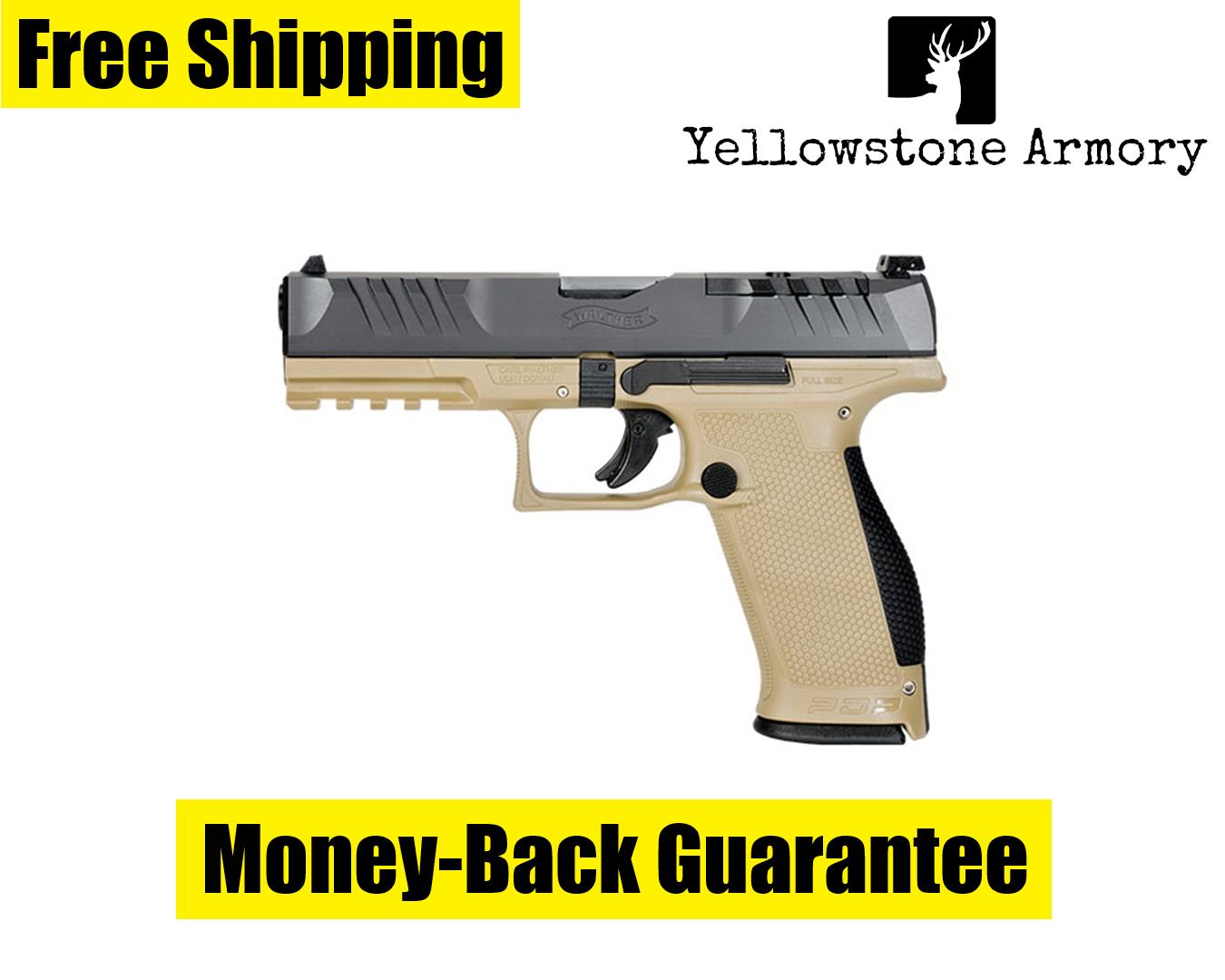 Walther PDP Full Size Optic Ready Pistol 9mm 4.5 in. Two-Tone Tan 2858380-img-0