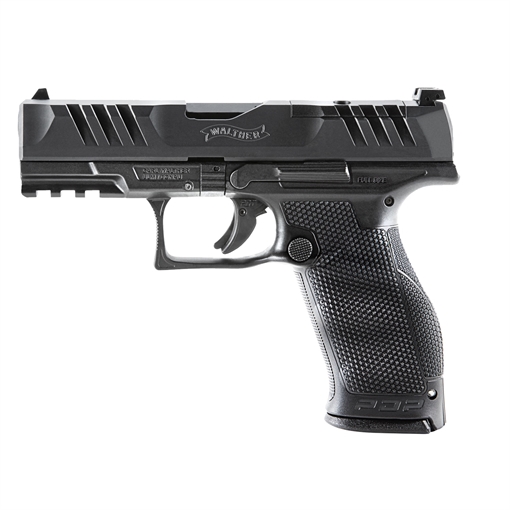 Picture of Walther Arms PDP Optic Ready 9mm Luger 4" Barrel 10+1, Polymer Frame With Picatinny Acc. Rail, Optic Cut Super Terrain Serrated Steel Slide, Performance Duty Trigger, Manual Safety 2854694