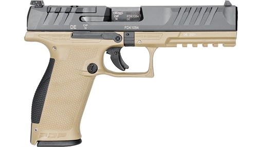 Picture of Walther Arms PDP Optic Ready 9mm Luger 5" 18+1 Black Steel Slide Performance Duty Textured Polymer Grip (Full Size) 2858410