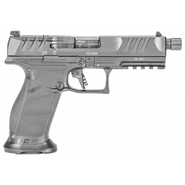 Picture of Walther Arms PDP Pro SD 9mm Luger 10+1 5.10" Threaded Barrel, Black, Optic Cut/Serrated Slide, Polymer Frame with Pic. Rail, Performance Duty Grip, Flared Magwell 2858142