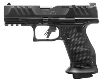 Picture of Walther PDP Pro-E, Striker Fired, Semi-automatic, Polymer Frame Pistol, Compact, 9MM, 4" Barrel, Nitride Finish, Black, Adjustable Sights, Optics Ready, 18 Rounds, 3 Magazines 2884976