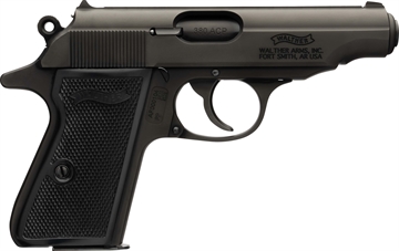 Picture of Walther PP, Semi-automatic, DA/SA, Metal Frame Pistol, 380 ACP, 3.9" Barrel, Steel Construction, Matte Finish, Black, Fixed Sights, 7 Rounds 4796028