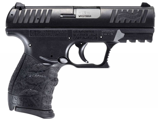 Picture of WALTHER CCP M2 HGA 9MM 3.54" BBL POLY FRAME BLACK CERAKOTE SLIDE 2-8RD MAGS 5080500