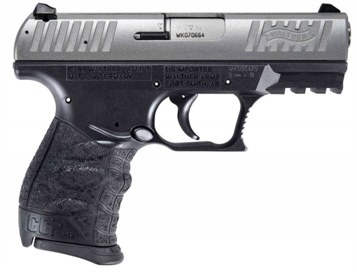 Picture of WALTHER CCP M2 HGA 9MM 3.54" BBL POLY FRAME SS CERAKOTE SLIDE 2-8RD MAGS 5080501
