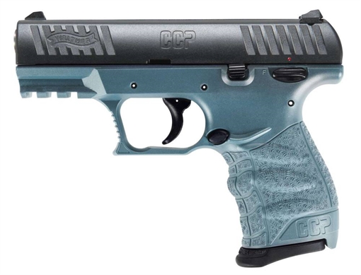 Picture of WALTHER CCP M2 HGA 9MM 3.54IN BBL FS BLUE TITANIUM 2 8RD MAGS 5080514