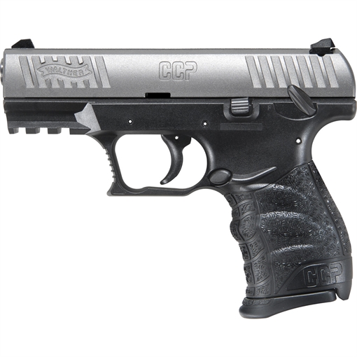 Picture of Walther Arms CCP M2 380 ACP 8+1 3.54" Stainless Steel Barrel, Serrated Stainless Steel Slide, Black Polymer Frame w/Picatinny Rail, Black Finger Grooved Grip, Firing Pin/Manual Safety 5082501