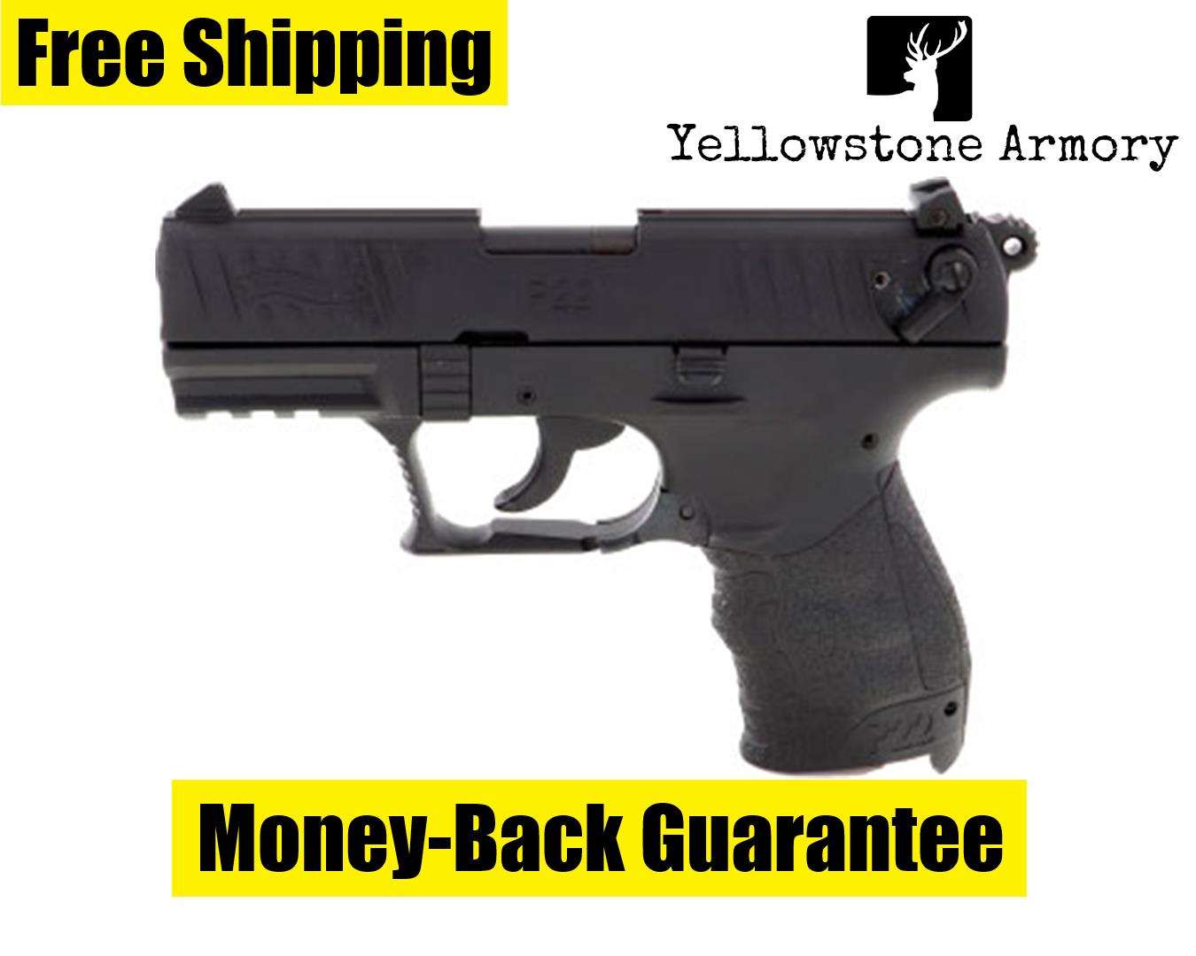 Walther P22Q Pistol 22 LR. 3.42 in. Black 10 rd. 5120700-img-0