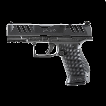 Picture of Walther PDP, Striker Fired, Semi-automatic, Polymer Frame Pistol, Compact, 9MM, 4" Barrel, Black, Adjustable Rear Sight, 15 Rounds, Optics Ready 2851229