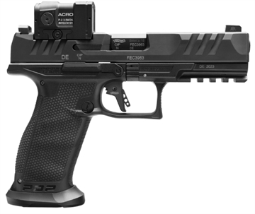 Picture of WALTHER PDP FS PROFESSIONAL ACRO 9MM 4.5" BLK 3-18RDS FLARED MAGWELL 2881225PRO