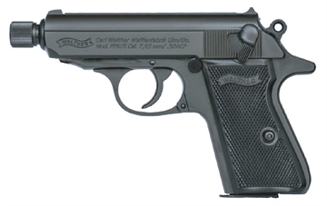 Picture of Walther Arms PPK/S Carry Frame 32 ACP 7+1 3.30" Black Steel Threaded Barrel, Black Serrated Zinc Alloy Slide, Black Aluminum Frame w/Beavertail, Textured Polymer Grip 4796059