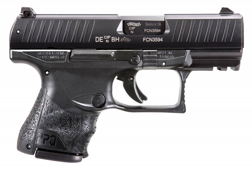 Picture of WALTHER PPQ M2 SUB COMPACT HGA 9MM 3.5" BBL PHOS NS BLACK PLY FRAME 3-10RD MAGS 2829789