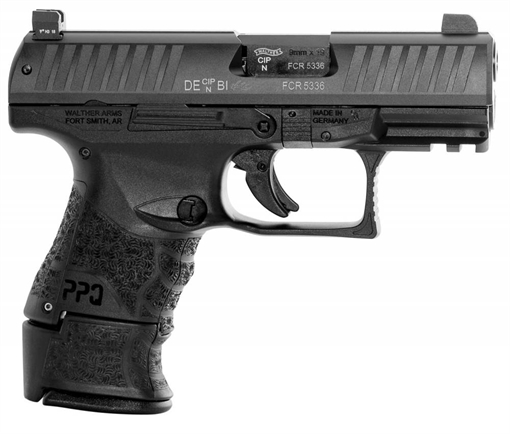 Picture of WALTHER PPQ M2 SUB COMPACT HGA 9MM 3.5" BBL XS F8 NS BLACK PLY FRAME 10/15RD MAGS 2815249TNS