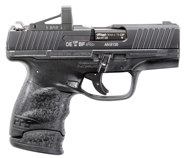 Picture of WALTHER PPS M2 9MM 3.2" BBL BLK POLY FRAME DIRECT MOUNT RMSC OPTIC 1-6RD AND 1-7RD MAG HGA 2805961RMS